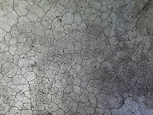 Crazing on a concrete floor